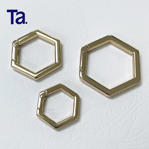 Tanai 19 25 32mm hình lục giác mùa xuân Vòng kim loại cổng vòng mở vòng khóa điều chỉnh Snap móc túi phần cứng - Product Image 6