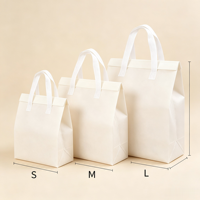 Sac isotherme auto-adhésif non tissé pour livraison de repas, sac fourre-tout thermique personnalisé avec logo, boîte d'emballage pour plats à emporter