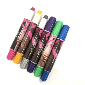 12色无毒发色粉笔笔棒临时可洗染发剂