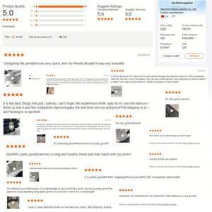 Lujoso Hip Hop personalizado 14K oro sólido Miami cubano cadena collar Bling Iced Out Moissanite - Product Image 6