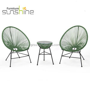 <span class=keywords><strong>Chaise</strong></span> pliante moderne Sunshine TF-AC01 en aluminium coloré personnalisé, avec cadre en corde tressée ovale, pour jardin extérieur, style <span class=keywords><strong>Acapulco</strong></span> - Product Image 1