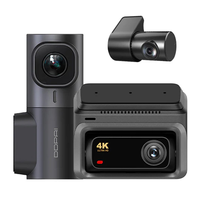 Caméra embarquée DDPAI Z60 à trois canaux, enregistrement global triple : avant 4K/arrière 1080P/intérieur 2K, protection complète.