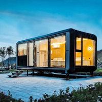 Cabine de travail mobile de luxe maison capsule espace commercial pays petite maison