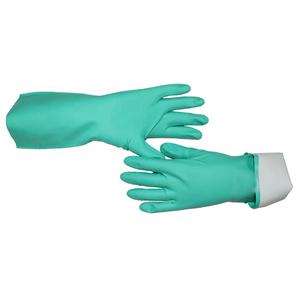 قفازات أمان صناعية من النتريل لغرف الأبحاث يمكن التخلص منها بالزيت وحماية مقاومة للماء لليد والذراع - Product Image 5