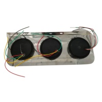 Pièces de système d'éclairage de camion de haute qualité universel électroplaqué LED Triple feu arrière feu latéral pour remorques