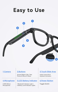Gafas Inteligentes con IA a Precio de Fábrica, con Cámara 4K, Llamadas Bluetooth, Traducción en Tiempo Real y Estuche de Carga - Product Image 4