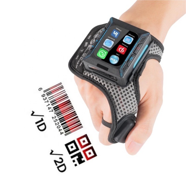 Android 10 PDA Handheld Mini QR Code Reader 1D/2D Barcode Scanner 5MP Camera 1.83" Display /WIFI USB Interface Rugged