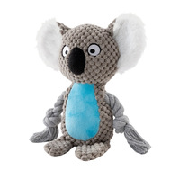 Jouets pour chiens personnalisés de haute qualité avec logo, Nouveauté 2026, Jouets à mâcher interactifs en peluche durable et couineurs pour chiens