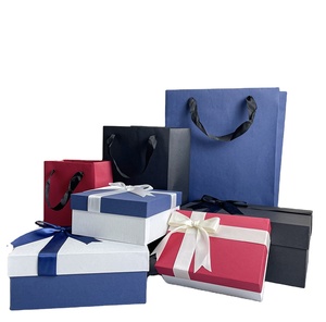 Spot goods Luxury Paper Packaging Box Gift Boxes With Ribbon Bow