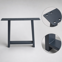 Pieds de table en fonte métallique pour restaurant, base de table industrielle pour café et restaurant