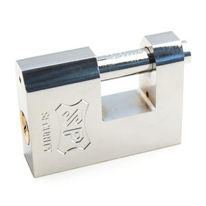 <span class=keywords><strong>Candado</strong></span> de hierro cuadrado cromado, - Product Image 3