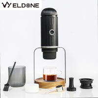 Machine à café portable haute pression pour capsules et café moulu, idéale pour le camping, la maison et le bureau
