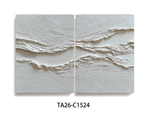 <span class=keywords><strong>Peinture</strong></span> en relief minimaliste neutre de <span class=keywords><strong>montagne</strong></span> texturée en 3D peinte à la main, décoration intérieure Wabi-Sabi nature côtière - Product Image 6