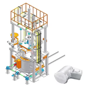 Hot Chamber Low Pressure Casting Founding Equipment Brackets Die-Casting Machinery