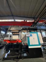 1000T Schwere Horizontale Hydraulische Gummi-Silikon-Spritzgießmaschine für die Herstellung von Autoreifen-Isolierpads und -Matten