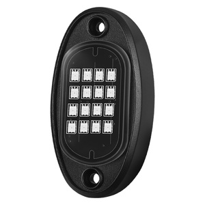 APP Control RGB Rock Lights 12V Multi Color Underglow <span class=keywords><strong>4x4</strong></span> Off Road Rock Light Kit RGB para camión SUV ATV barco motocicletas - Product Image 5