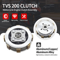 Ensemble d'embrayage de moto TVS200, embrayage central de moto, 5 pièces de disques d'embrayage