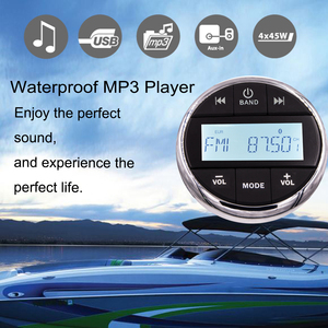 Lecteur MP3 marin avec écran LCD H-836, radio FM AM pour bateau, piscine, moto, SPA, VTT - Product Image 2