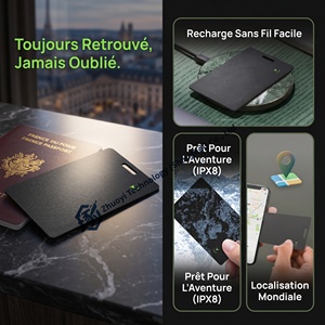 Rastreadores GPS AirTags para tarjetas, mini, recargables, <span class=keywords><strong>2</strong></span> impermeables, pequeños, tipo pin, micro, personalizados, tipo tarjeta, paquete de 4, universales - Product Image 3
