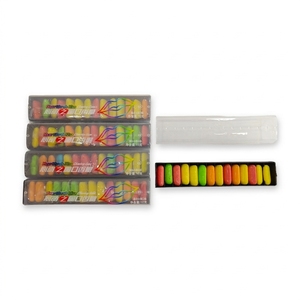 Caramelos de Goma Masticables Coloridos, Muestra Gratuita OEM/ODM, Dulces de Goma Suaves, Aroma Afrutado, Caramelos Duros, Beso de Corazón - Product Image 1