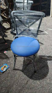 Chaise de salle à manger en bois recyclé de style industriel moderne multicolore pour l'atelier à la maison utilisation de l'appartement pour le centre commercial de meubles de bar à la maison - Product Image 4