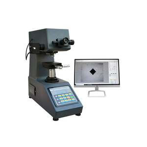 جهاز اختبار صلابة فيكرز الصغير الرقمي بشاشة تعمل باللمس ، جهاز التحكم في قياس الكمبيوتر ، مقياس التحمل المعدني الأوتوماتيكي للبرج - Product Image 1