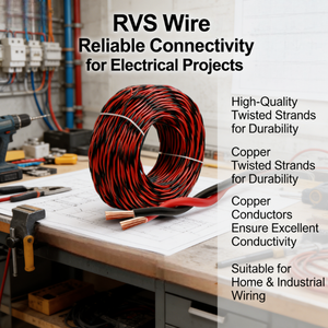 <span class=keywords><strong>Cable</strong></span> Eléctrico Flexible de Cobre Trenzado RVS con Aislamiento de PVC para Sistemas de Alarma contra Incendios, Intercomunicadores y Sistemas de Control de Bajo Voltaje - Product Image 4