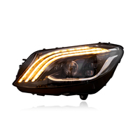 Ensemble de phares LED KGKB pour Benz W205 C205 C200 C260 2015-2021, style Maybach, lentille de projecteur bifocale, clignotant séquentiel