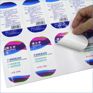 mat ekran temizleyici Suppliers-Özel dayanıklı su geçirmez ürün etiketi etiket klozet temizleyici