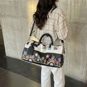 <span class=keywords><strong>Sac</strong></span> <span class=keywords><strong>de</strong></span> voyage décontracté grande capacité, imperméable et durable en PU, avec séparation sec-humide, design tendance <span class=keywords><strong>de</strong></span> haute qualité, <span class=keywords><strong>sac</strong></span> <span class=keywords><strong>de</strong></span> sport - Product Image 3