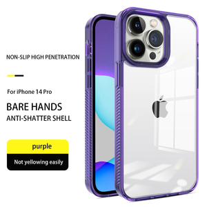 สำหรับ<span class=keywords><strong>เคส</strong></span><span class=keywords><strong>ไอ</strong></span><span class=keywords><strong>โฟน</strong></span> <span class=keywords><strong>14</strong></span> <span class=keywords><strong>โปร</strong></span>, ด้านหลังแบบแข็งใส, กันชน TPU แบบนุ่ม, ฝาครอบป้องกันกันกระแทก - Product Image 3