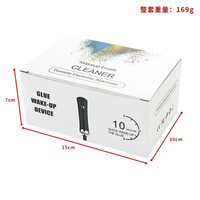 Agitateur Électrique de Colle à Cils, Outil d'Extension de Cils, Dispositif de Mélange en Plastique Noir et Rose, Rechargeable par Batterie, Outils pour Cils