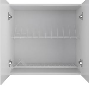 DB Ontario ตู้ติดผนังประตูคู่ตู้ครัวสีขาว - Product Image 5