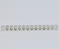 Nouveau pour 486A-486B – Barre de terre neutre en aluminium à 12 bornes, plaquée étain, 600 V, pour connecteur de mise à la terre électrique