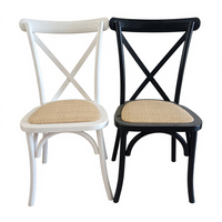 Chaises de salle à manger empilables en bois massif - Design moderne - Chaises de restaurant en bois pour événements
