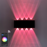 Lámpara de Pared LED para Porche, Diseño Cónico, Aluminio, Iluminación Superior e Inferior, RGB, Lámpara de Noche Inteligente - Product Image 2