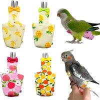 Couches lavables pour oiseaux, couches pour perruches, couches pour oiseaux avec nœud papillon, vêtements pour oiseaux, costume pour perruches, couches lavables pour oiseaux