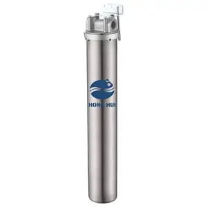 HONG HUI HN-20B 20-дюймовая Бытовая система фильтра для воды 304 Корпус фильтра для воды из нержавеющей стали