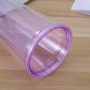 Vaso de agua transparente de plástico acrílico con doble pared personalizado, vaso de 16oz y 20oz con tapa para orejas de gatos, venta al por mayor, D132 - Product Image 6