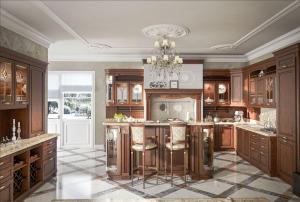 Ensemble de meubles de cuisine en <span class=keywords><strong>bois</strong></span> massif de style américain traditionnel, personnalisation complète de la maison, avec marbre stratifié <span class=keywords><strong>et</strong></span> marbre artificiel - Product Image 3