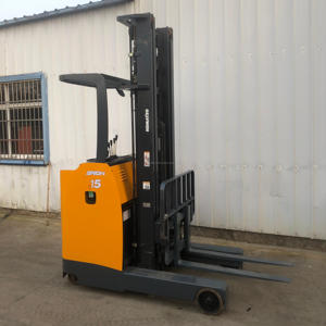 With Side Shifter Function Option Used Komatsu Reach Forklift 1t 1.5t 2t 2.5t with <b>Lift</b> 6m Electric Reach Truck 48V Forklift - Product Image 3