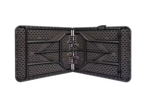 HDPE 183Cm 6ft Gấp Nhựa Dã Ngoại Bảng Trại Đảng Bàn Ăn Gấp Trong Nửa Tiệc Gỗ Hạt Nhựa Bảng - Product Image 5