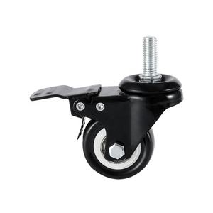 Oferta del proveedor, paquete de 4 <span class=keywords><strong>ruedas</strong></span> giratorias de vástago de rosca de poliuretano de 1,5 pulgadas que no dejan marcas para <span class=keywords><strong>muebles</strong></span> con <span class=keywords><strong>ruedas</strong></span> - Product Image 4