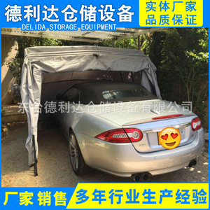 Delida Folding Carport PVC Coated Portable Outdoor Car Shelter for Garage Use - Product Image 4
