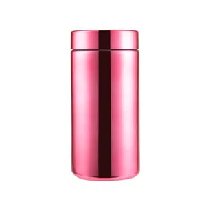 RTCO BPA الحرة الوردي فيتامين 16 أوقية من البلاستيك الجرار زجاجة فارغة التعبئة بروتين مصل اللبن