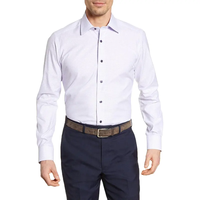 2021 Fashion Business Plus Size camicie uomo camicie di cotone personalizzate manica lunga uomo uomo camicie eleganti per ragazzo