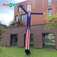Sayok danseur de ciel personnalisé oncle sam danseur d'air gonflable pour la publicité d'événement extérieur
