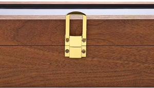 Caja organizadora de reloj de madera de lujo de gama alta al por mayor logotipo personalizado de madera de nogal negro-vitrina de reloj Premium - Product Image 2