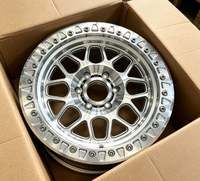 Meilleure jante forgée 4x4 pour pick-up, SUV, tout-terrain, jante Beadlock 16 17 18 pouces, finition chromée, jante de voiture pour Wrangler Tank