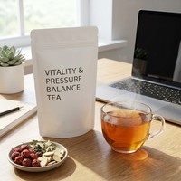 Tisane Vitalité Équilibre Métabolique Soutien Métabolique Sachets de Thé aux Herbes Contrôle du Sucre Végétalien Sans Gluten Non-OGM 100% Naturel Sachets